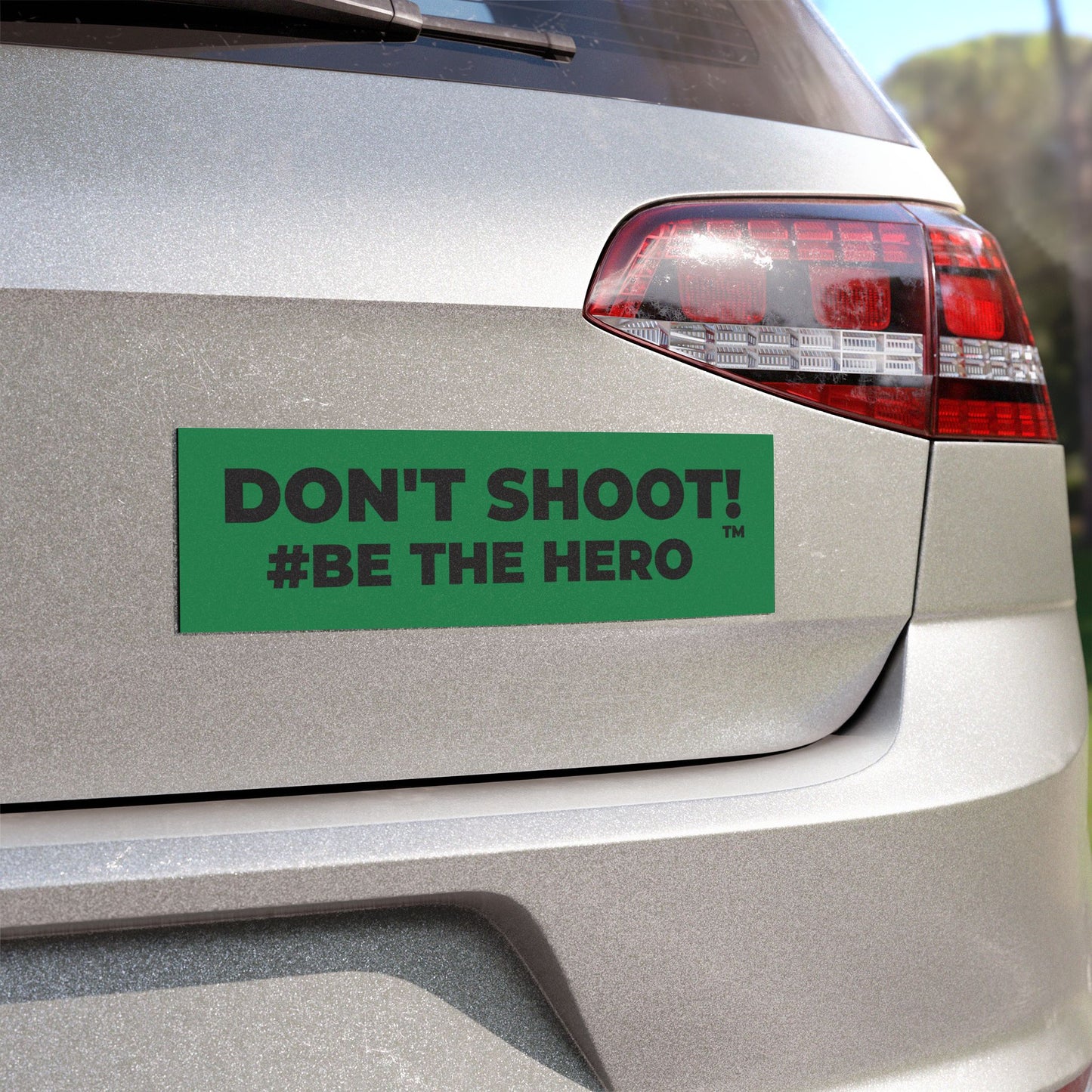 DON'T SHOOT! #BE THE HERO™ CAR MAGNETS WORLDWIDE SHIPPING