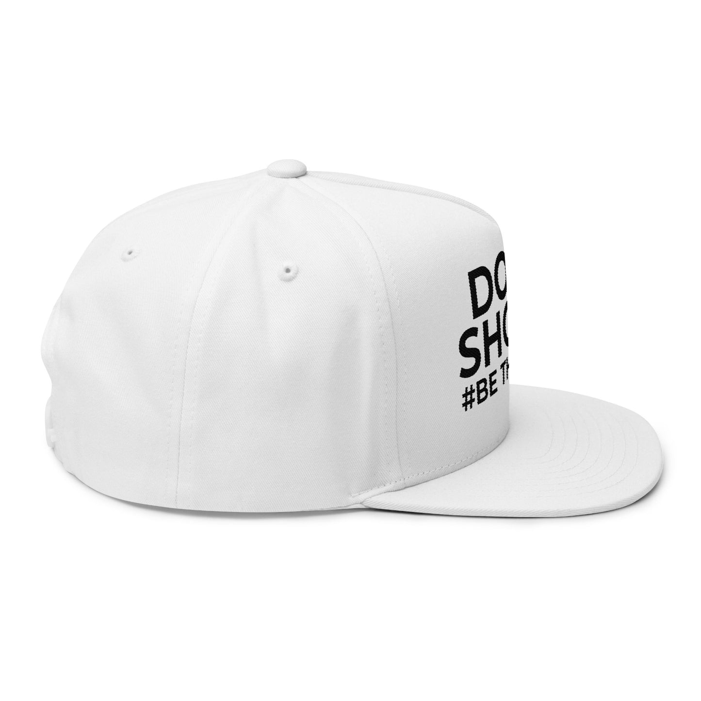 DON'T SHOOT! #BE THE HERO™ EMBROIDERED FLAT BILL CAP SHIP WORLDWIDE