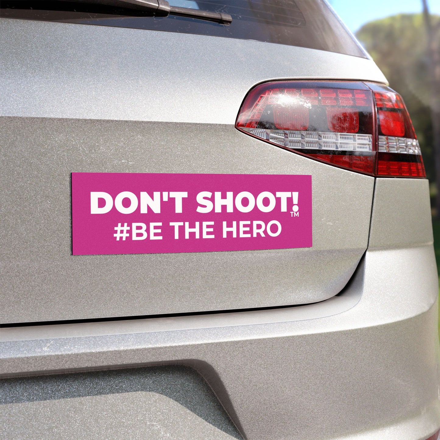 DON'T SHOOT! #BE THE HERO™ CAR MAGNETS WORLDWIDE SHIPPING