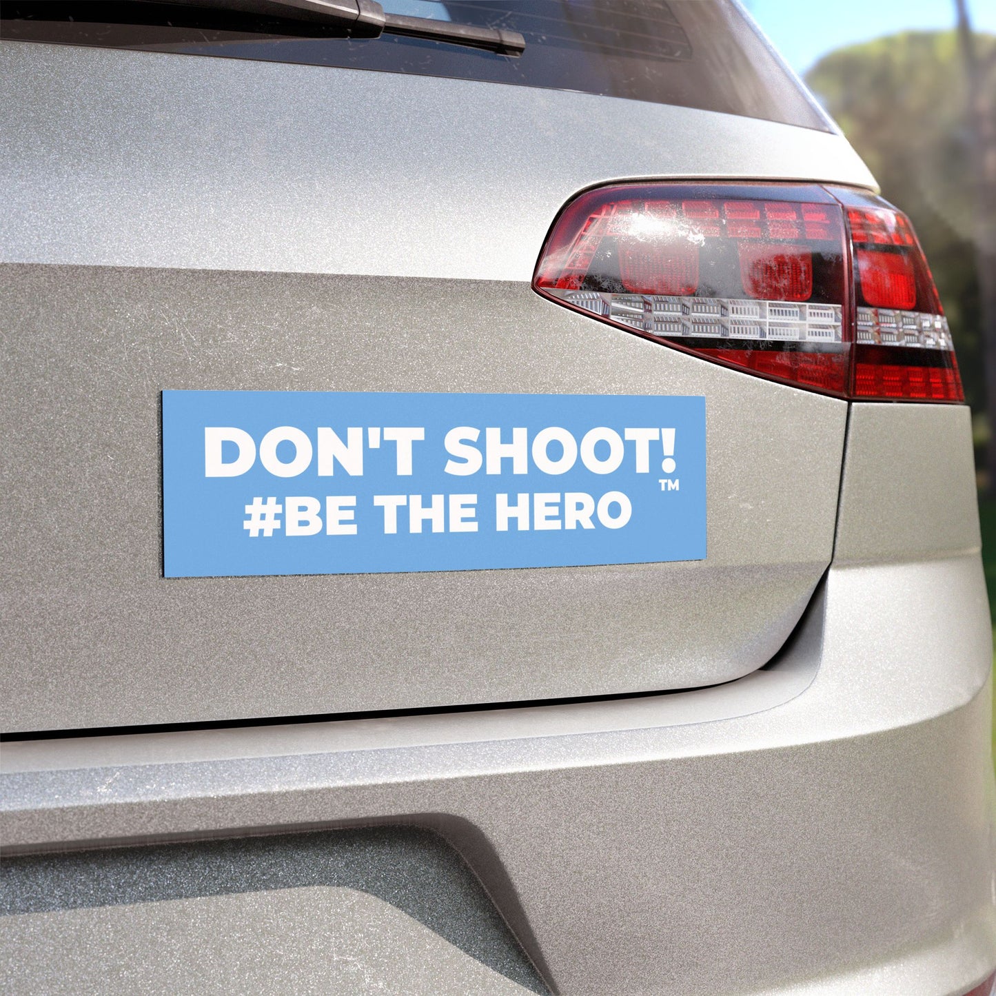 DON'T SHOOT! #BE THE HERO™ CAR MAGNETS WORLDWIDE SHIPPING