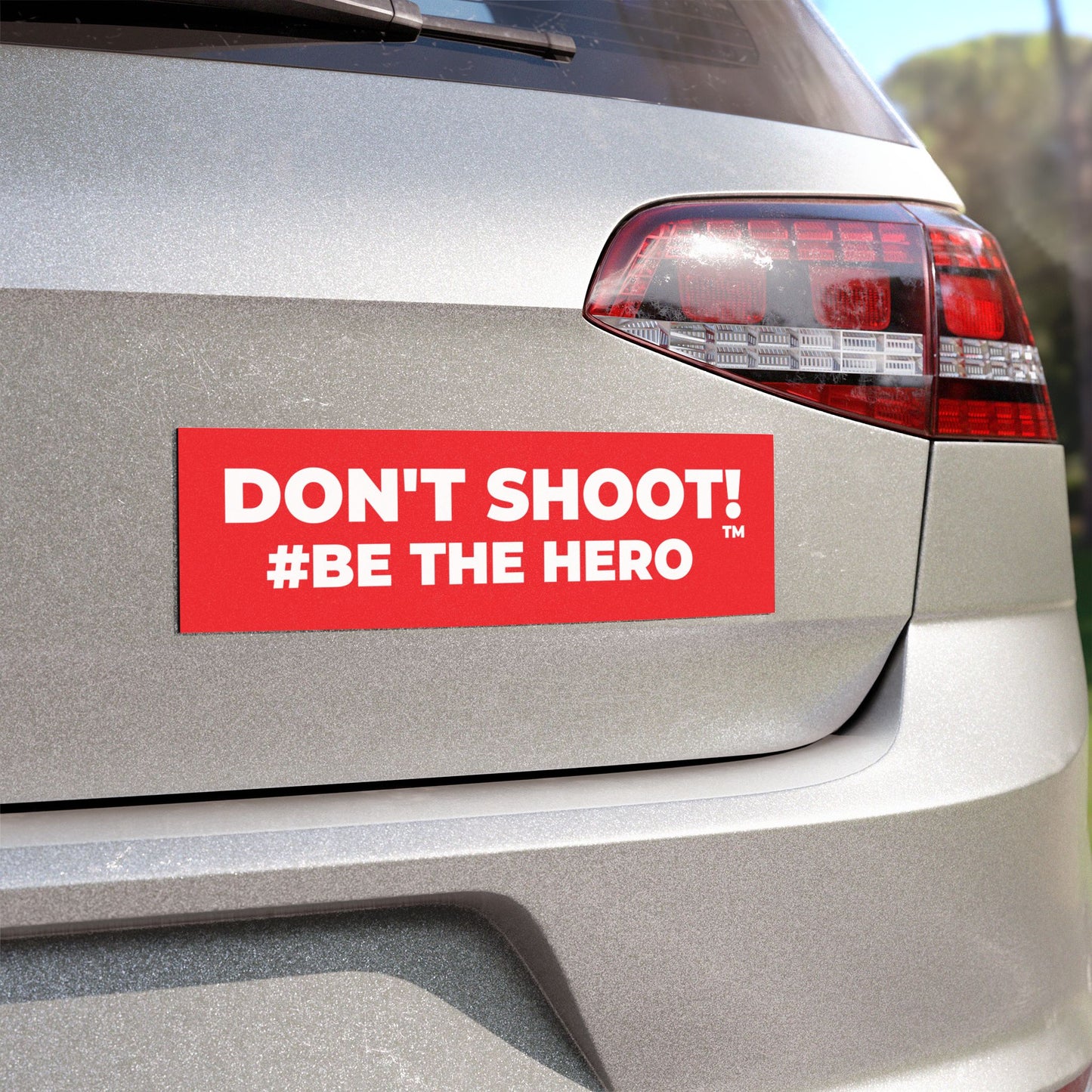 DON'T SHOOT! #BE THE HERO™ CAR MAGNETS WORLDWIDE SHIPPING