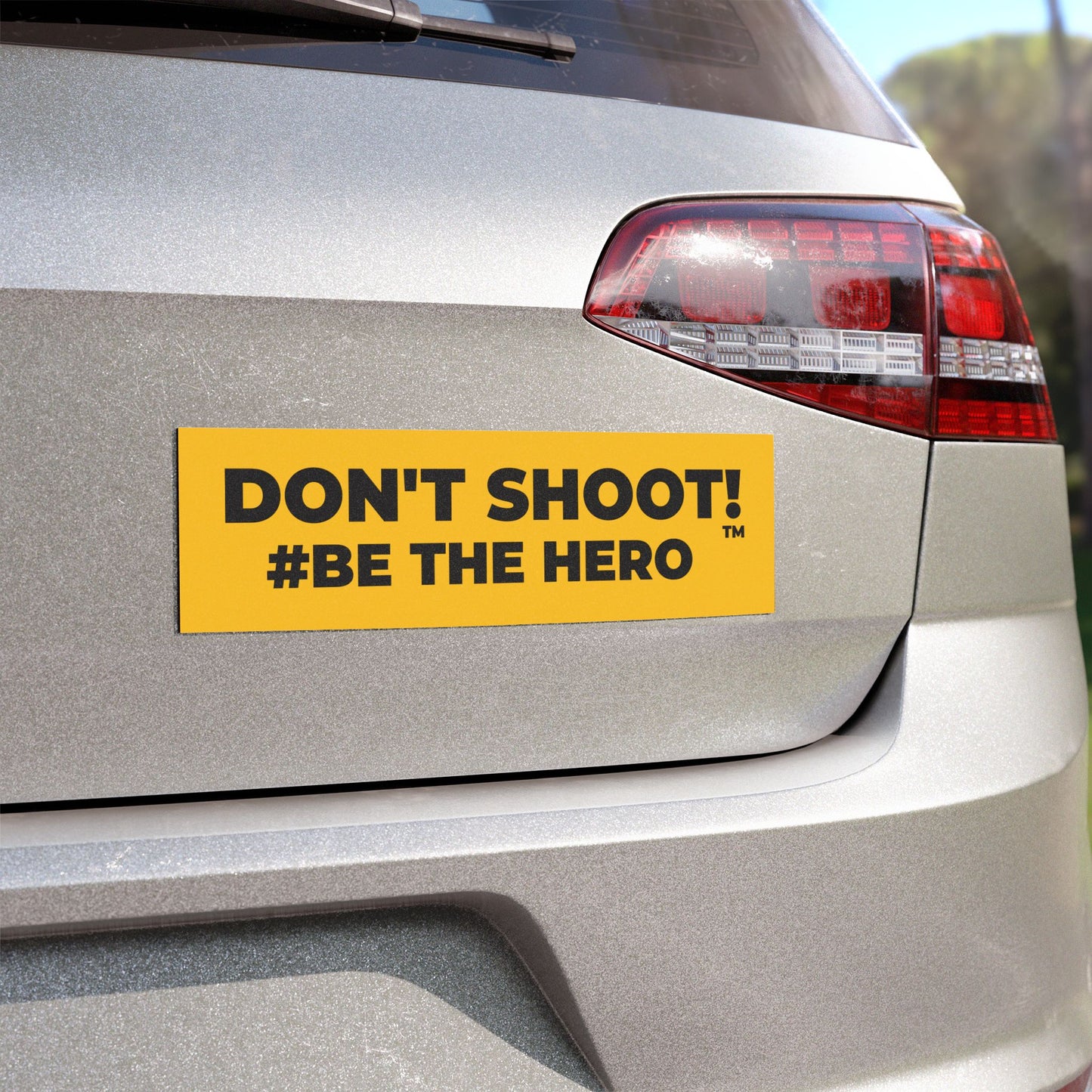DON'T SHOOT! #BE THE HERO™ CAR MAGNETS WORLDWIDE SHIPPING
