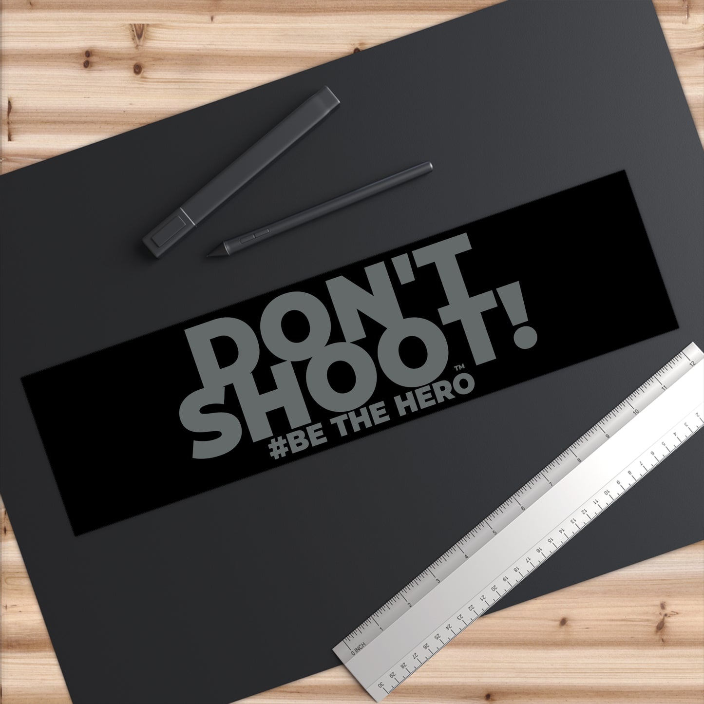 DON'T SHOOT! #BE THE HERO™ WINDOW STICKER WORLDWIDE