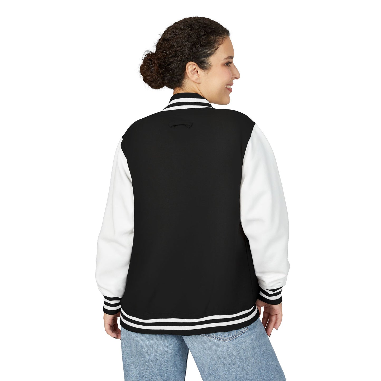 Don't Shoot! #Be The Hero™ Unisex Heavyweight Letterman Jacket