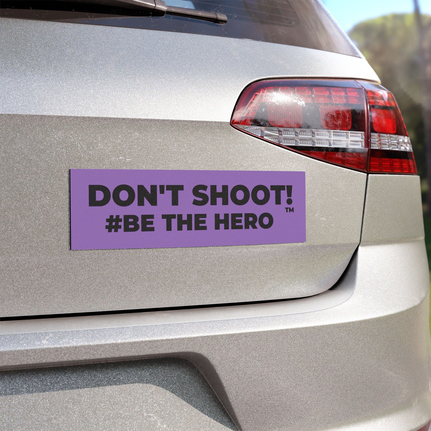 DON'T SHOOT! #BE THE HERO™ CAR MAGNETS WORLDWIDE SHIPPING