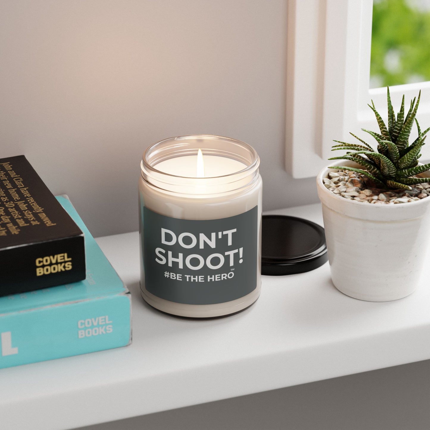 DON'T SHOOT! #BE THE HERO™ SOY CANDLE WORLDWIDE SHIPPING