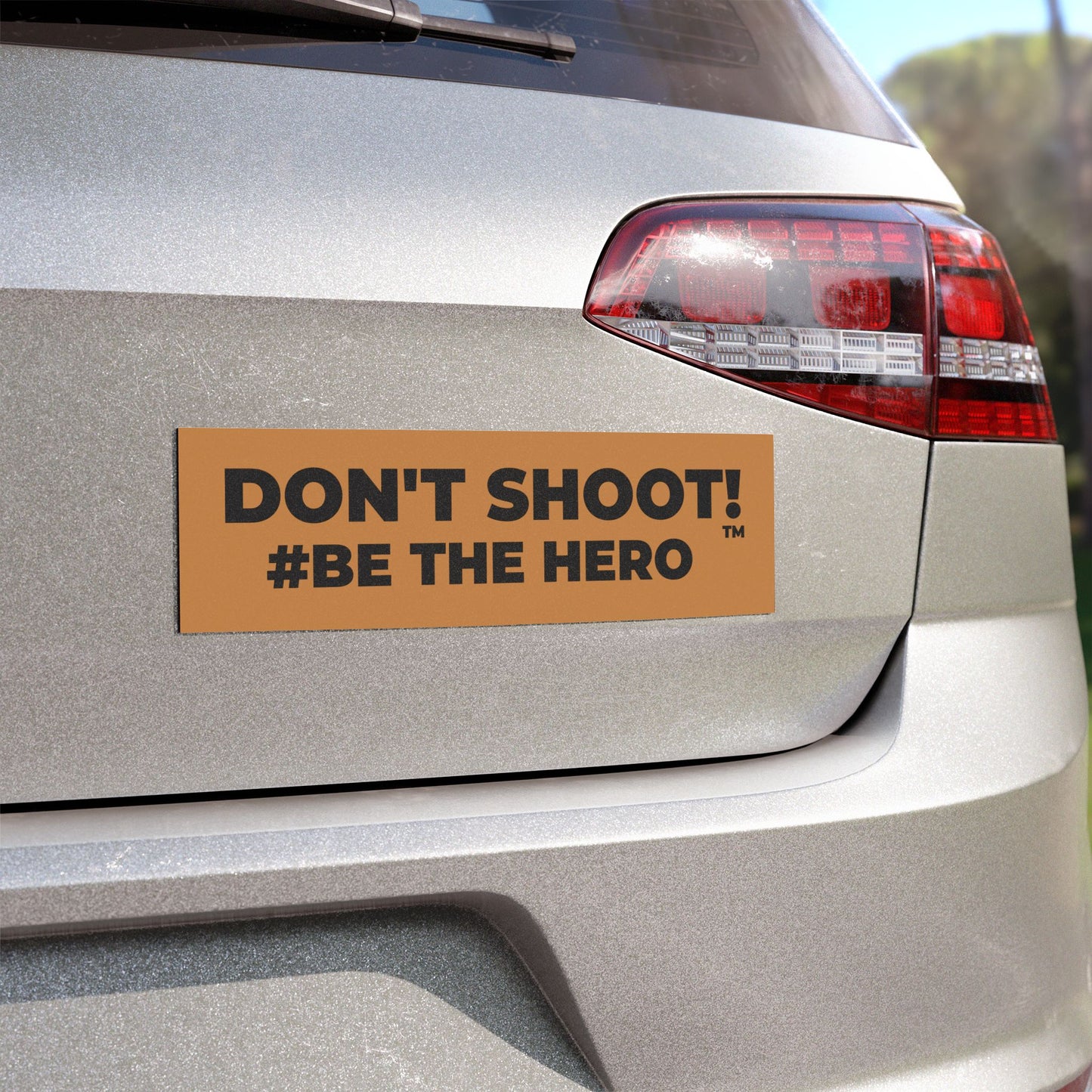 DON'T SHOOT! #BE THE HERO™ CAR MAGNETS WORLDWIDE SHIPPING