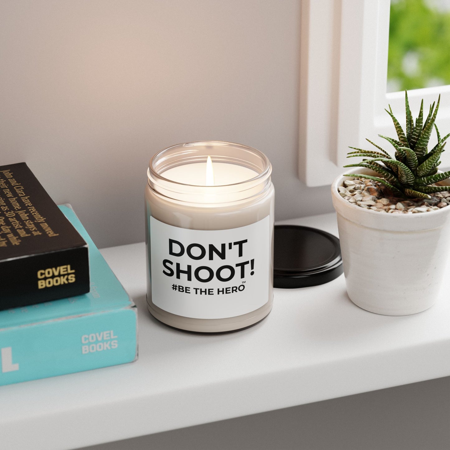 DON'T SHOOT! #BE THE HERO™ SOY CANDLE WORLDWIDE SHIPPING