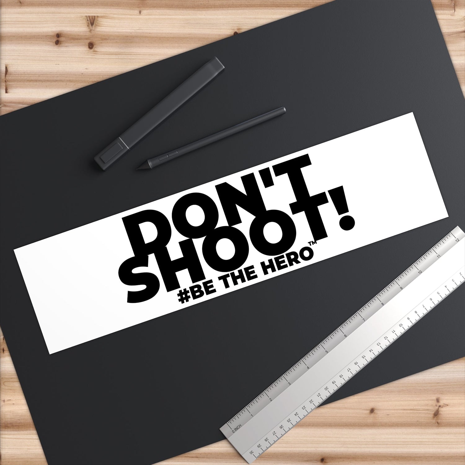 DON'T SHOOT! #BE THE HERO™ Window Stickers