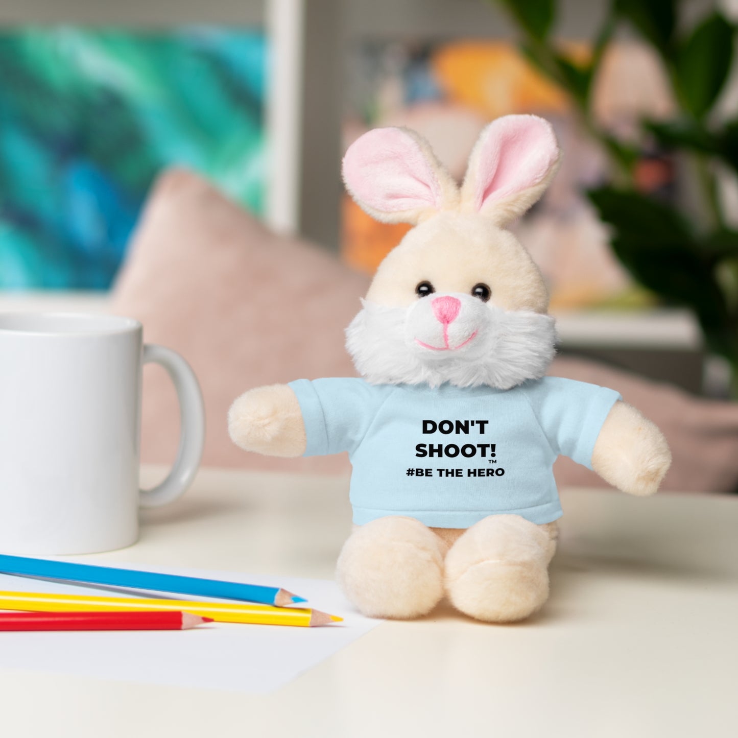 DON'T SHOOT! #BE THE HERO™ PLUSH COMPANION WORLDWIDE