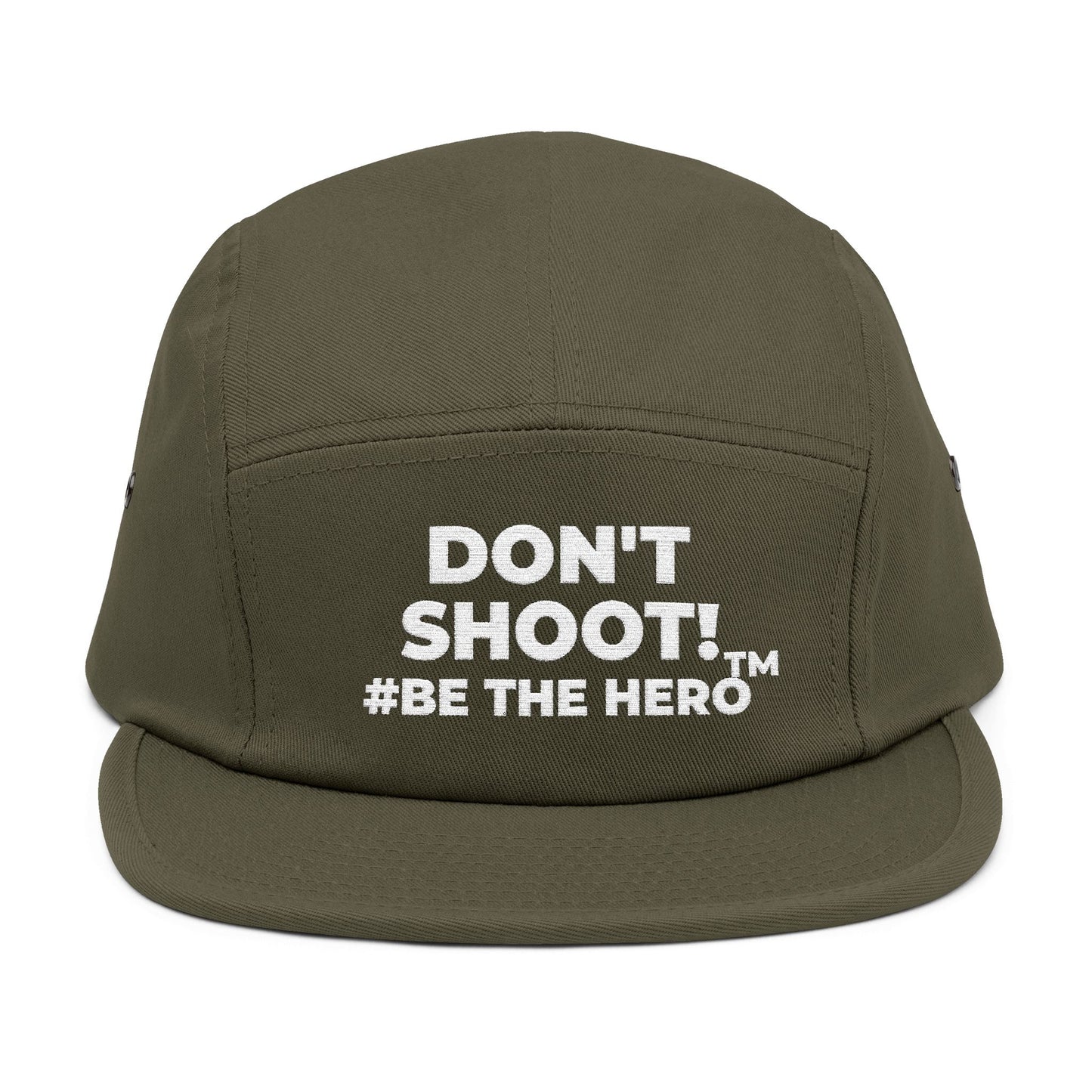 DON'T SHOOT! #BE THE HERO™ 5 PANEL CAP WORLDWIDE SHIPPING