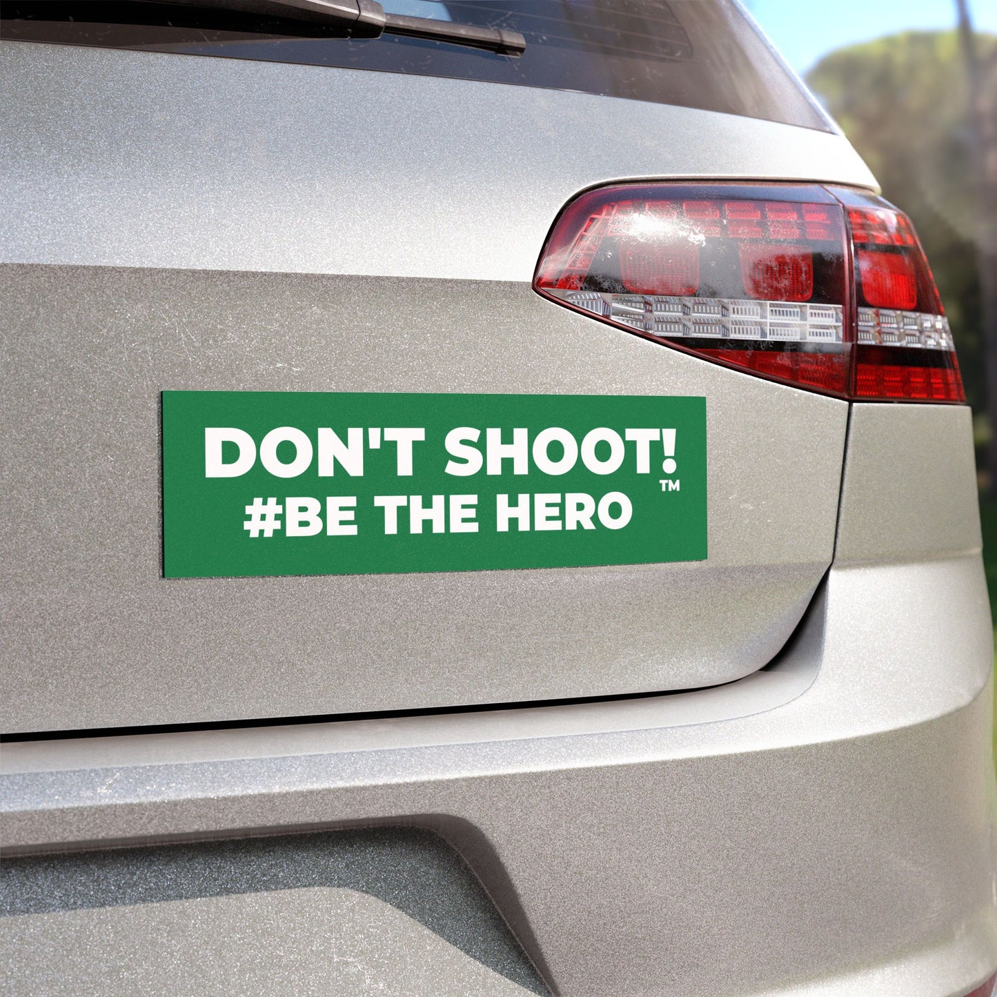 DON'T SHOOT! #BE THE HERO™ CAR MAGNETS WORLDWIDE SHIPPING