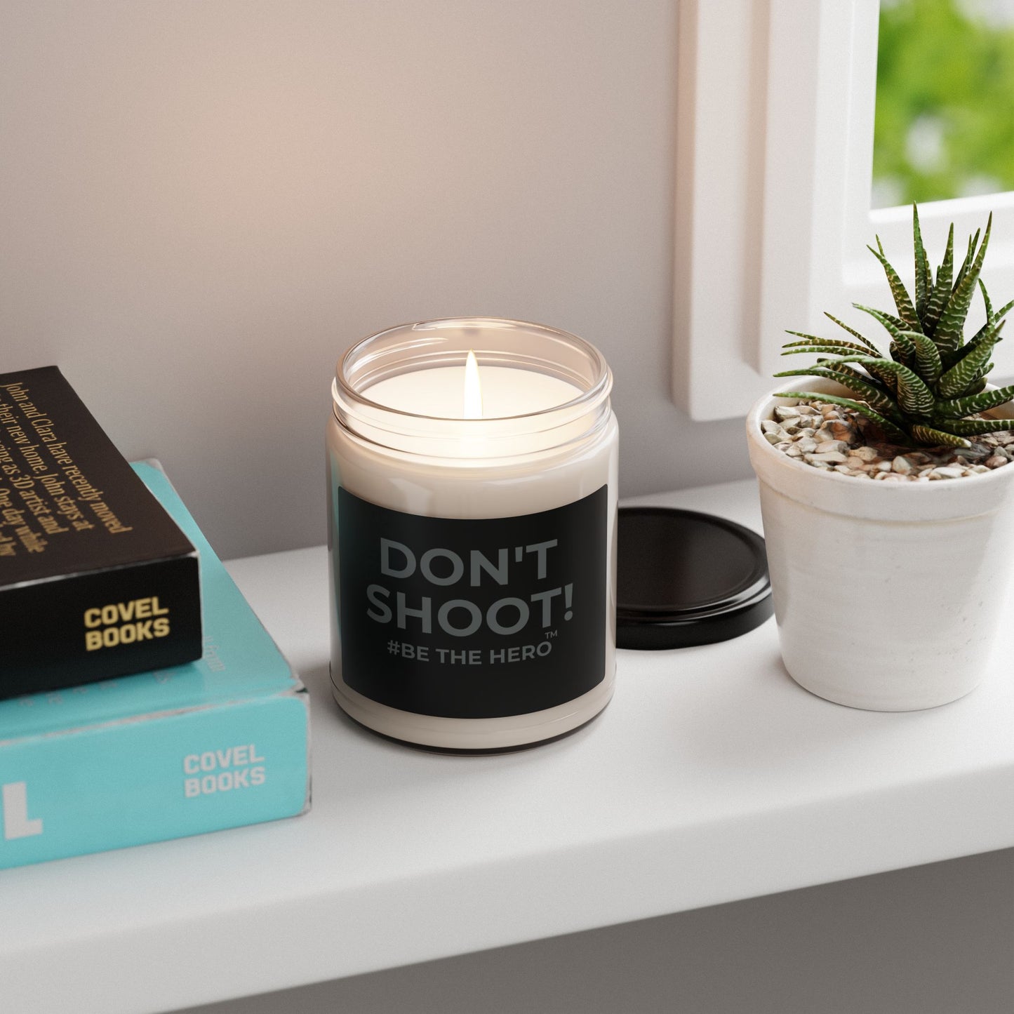 DON'T SHOOT! #BE THE HERO™ SOY CANDLE WORLDWIDE SHIPPING