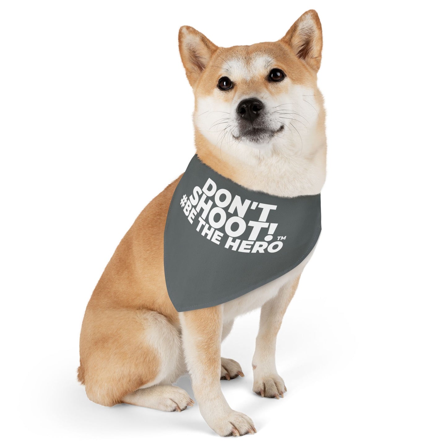 DON'T SHOOT! #BE THE HERO™ PET BANDANA WORLDWIDE SHIPPING