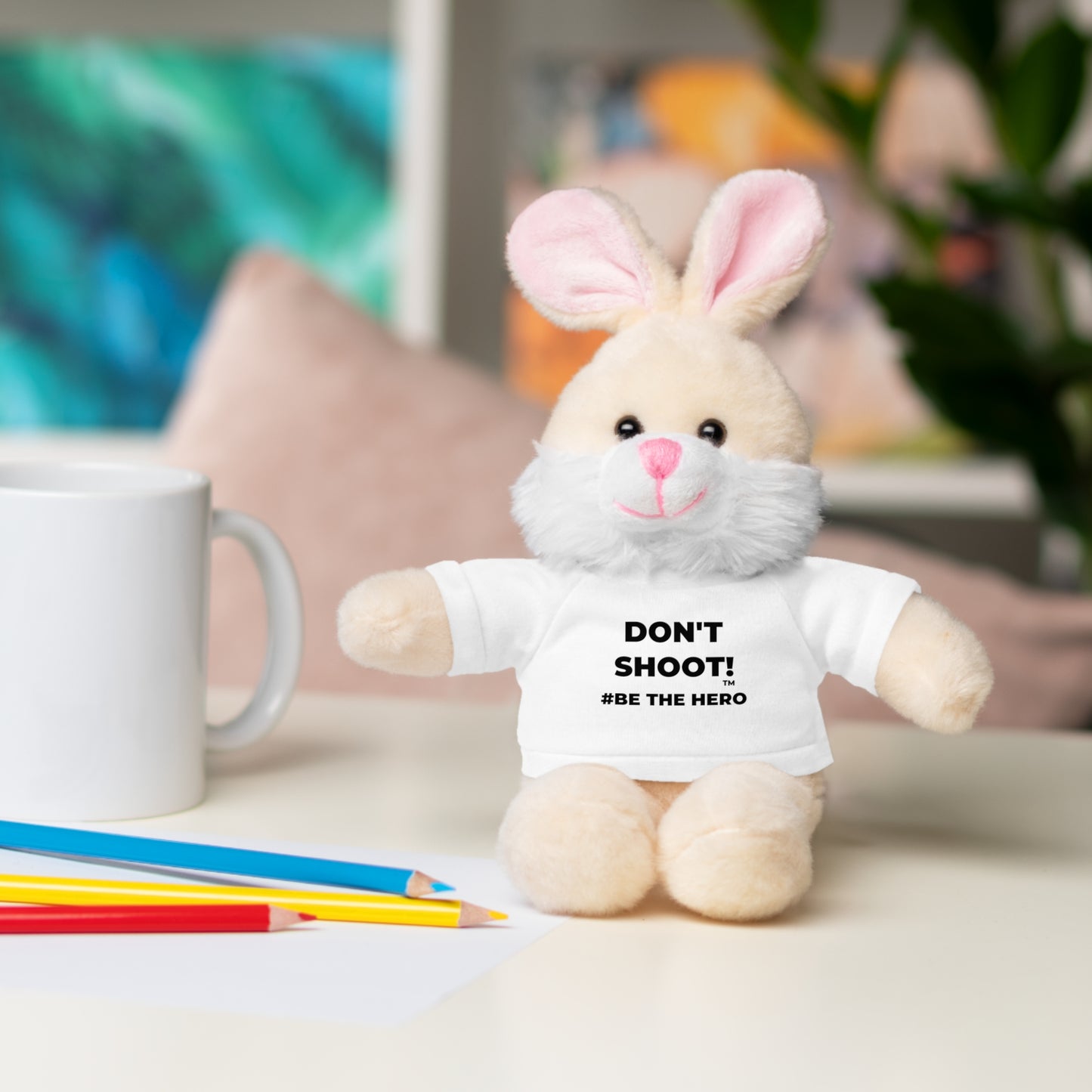 DON'T SHOOT! #BE THE HERO™ PLUSH COMPANION WORLDWIDE