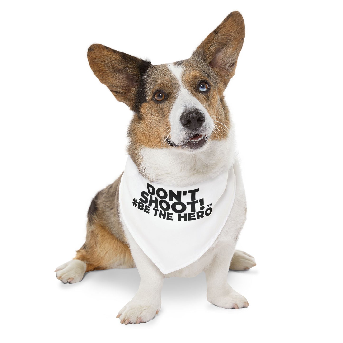 DON'T SHOOT! #BE THE HERO™ PET BANDANA WORLDWIDE SHIPPING
