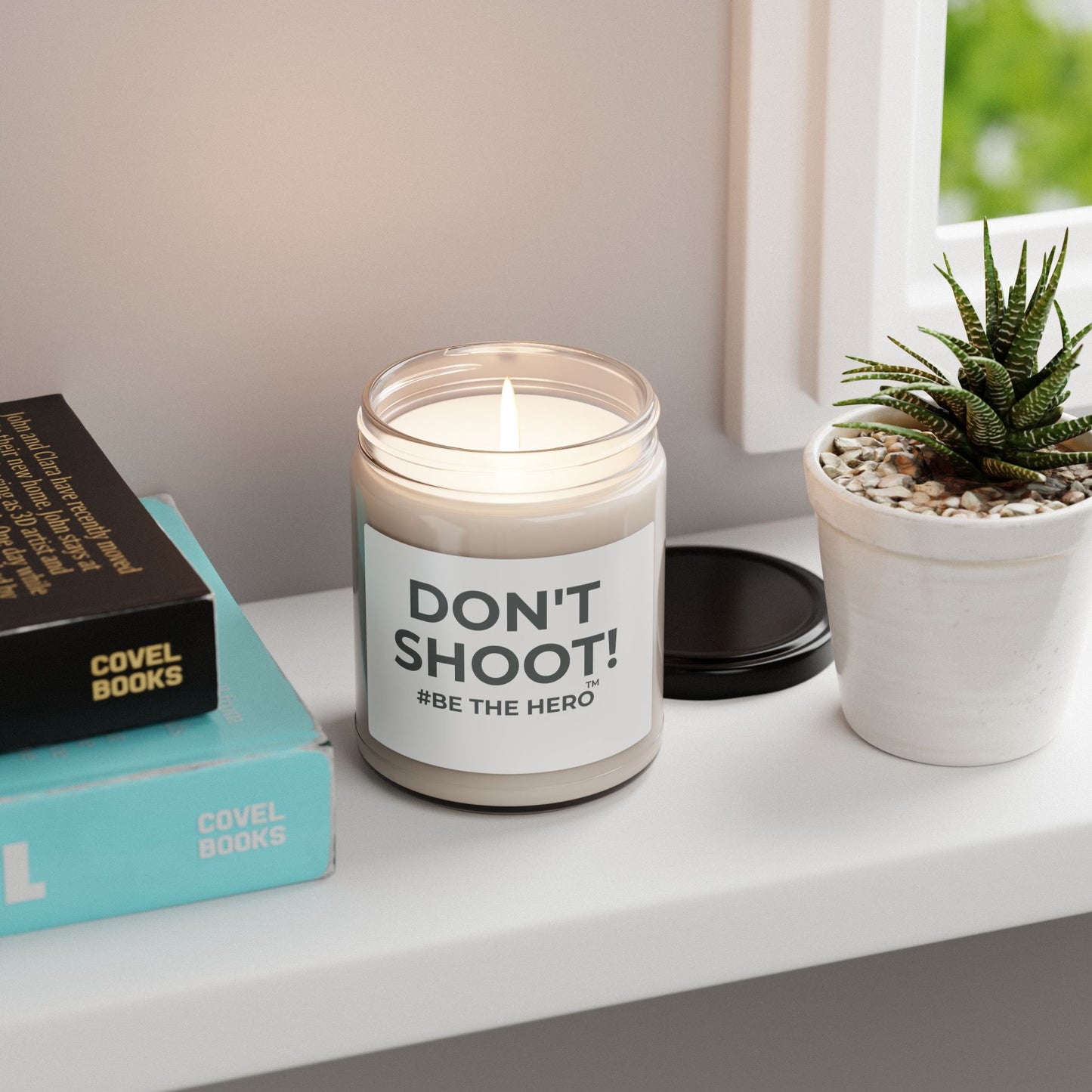 DON'T SHOOT! #BE THE HERO™ SOY CANDLE WORLDWIDE SHIPPING