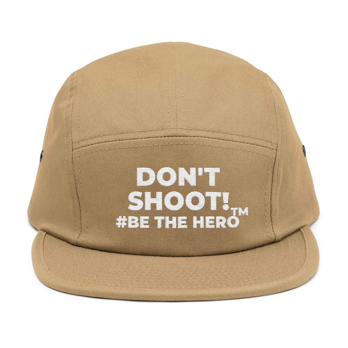 DON'T SHOOT! #BE THE HERO™ 5 PANEL CAP WORLDWIDE SHIPPING