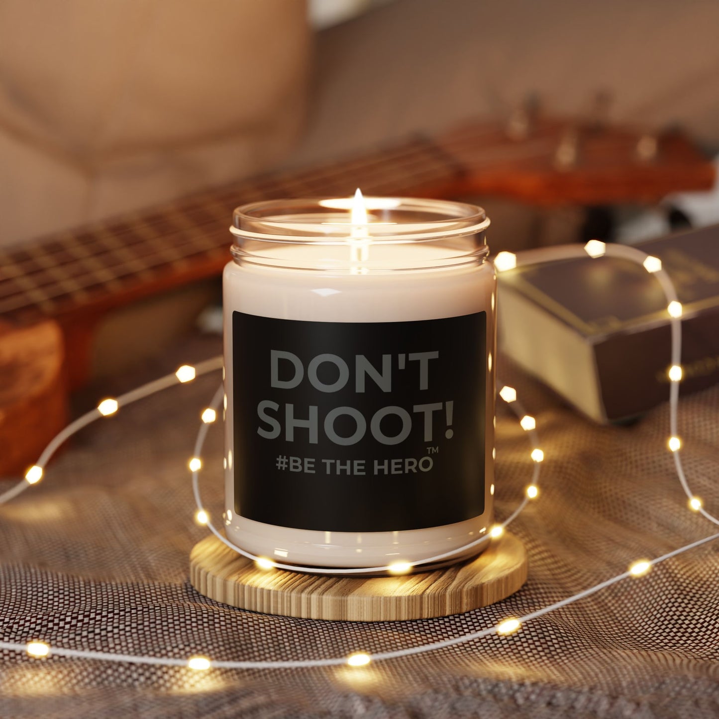 DON'T SHOOT! #BE THE HERO™ SOY CANDLE WORLDWIDE SHIPPING