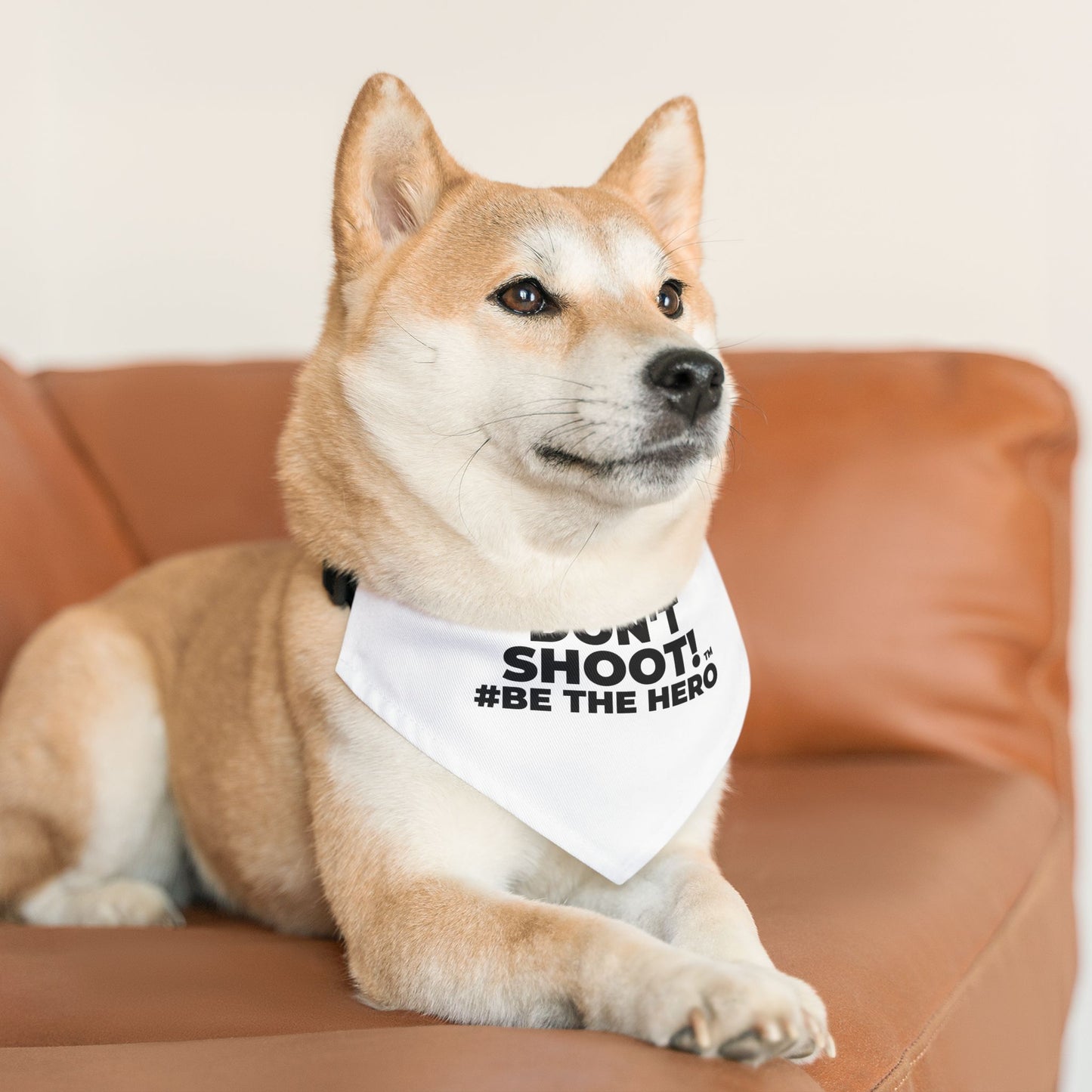 DON'T SHOOT! #BE THE HERO™ PET BANDANA WORLDWIDE SHIPPING