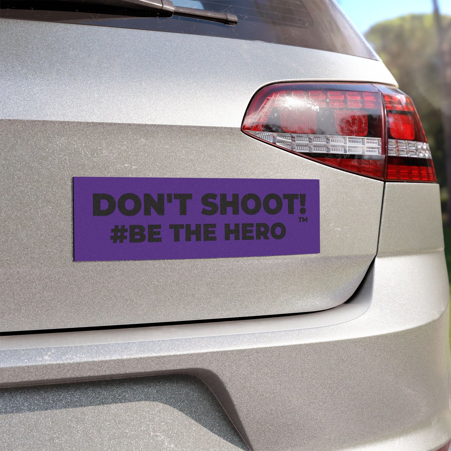 DON'T SHOOT! #BE THE HERO™ CAR MAGNETS WORLDWIDE SHIPPING