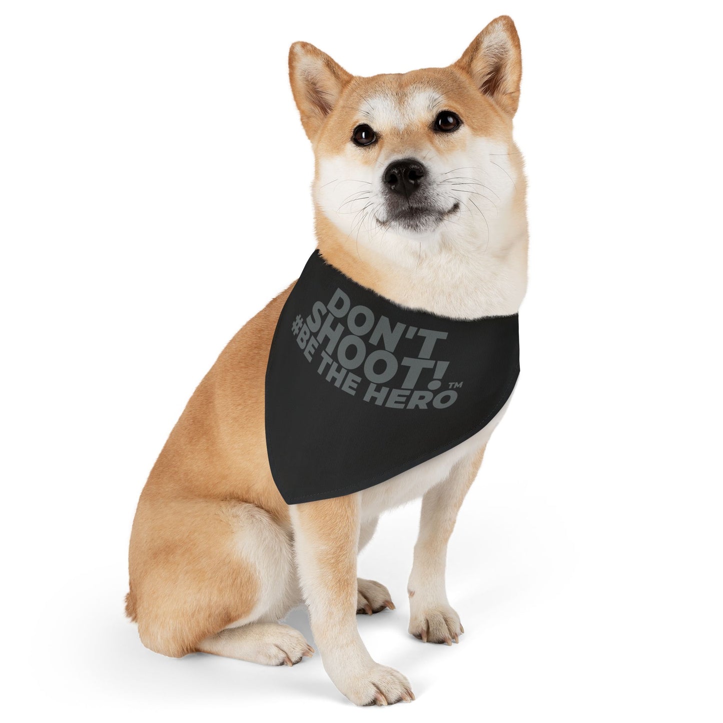 DON'T SHOOT! #BE THE HERO™ PET BANDANA WORLDWIDE SHIPPING