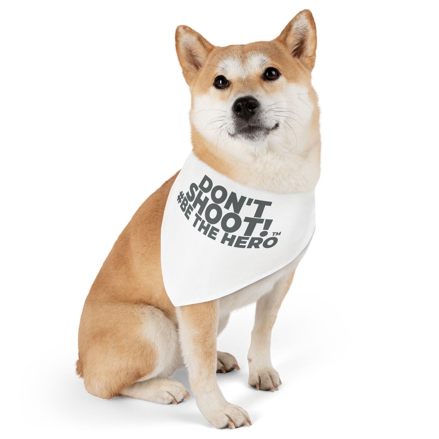 DON'T SHOOT! #BE THE HERO™ PET BANDANA WORLDWIDE SHIPPING