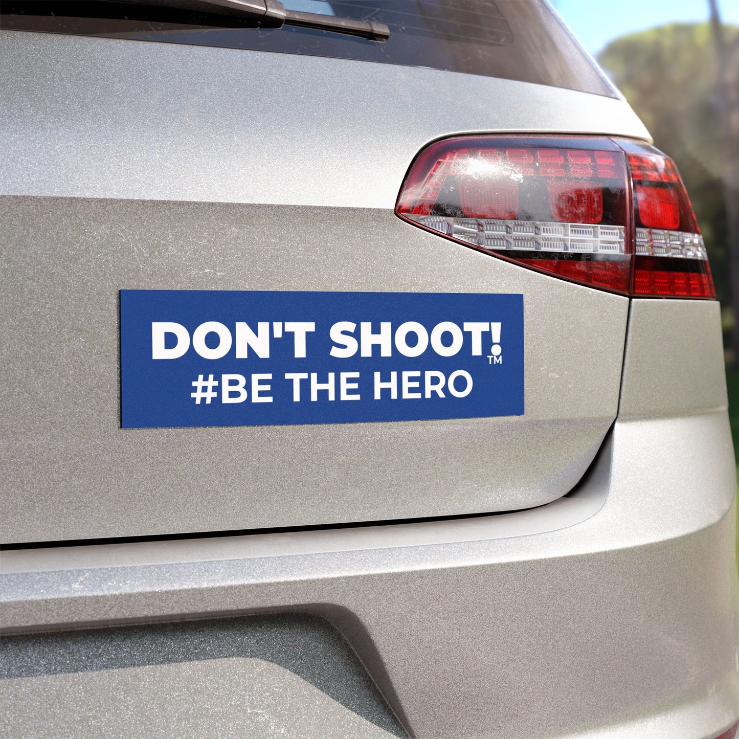 DON'T SHOOT! #BE THE HERO™ CAR MAGNETS WORLDWIDE SHIPPING