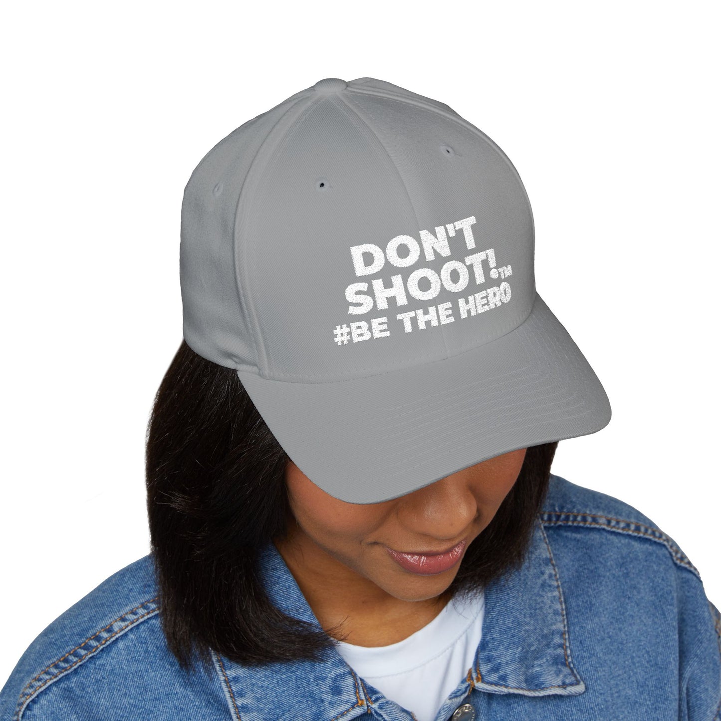 DON'T SHOOT! #BE THE HERO™ CLOSED BACK CAP WORLDWIDE SHIPPING