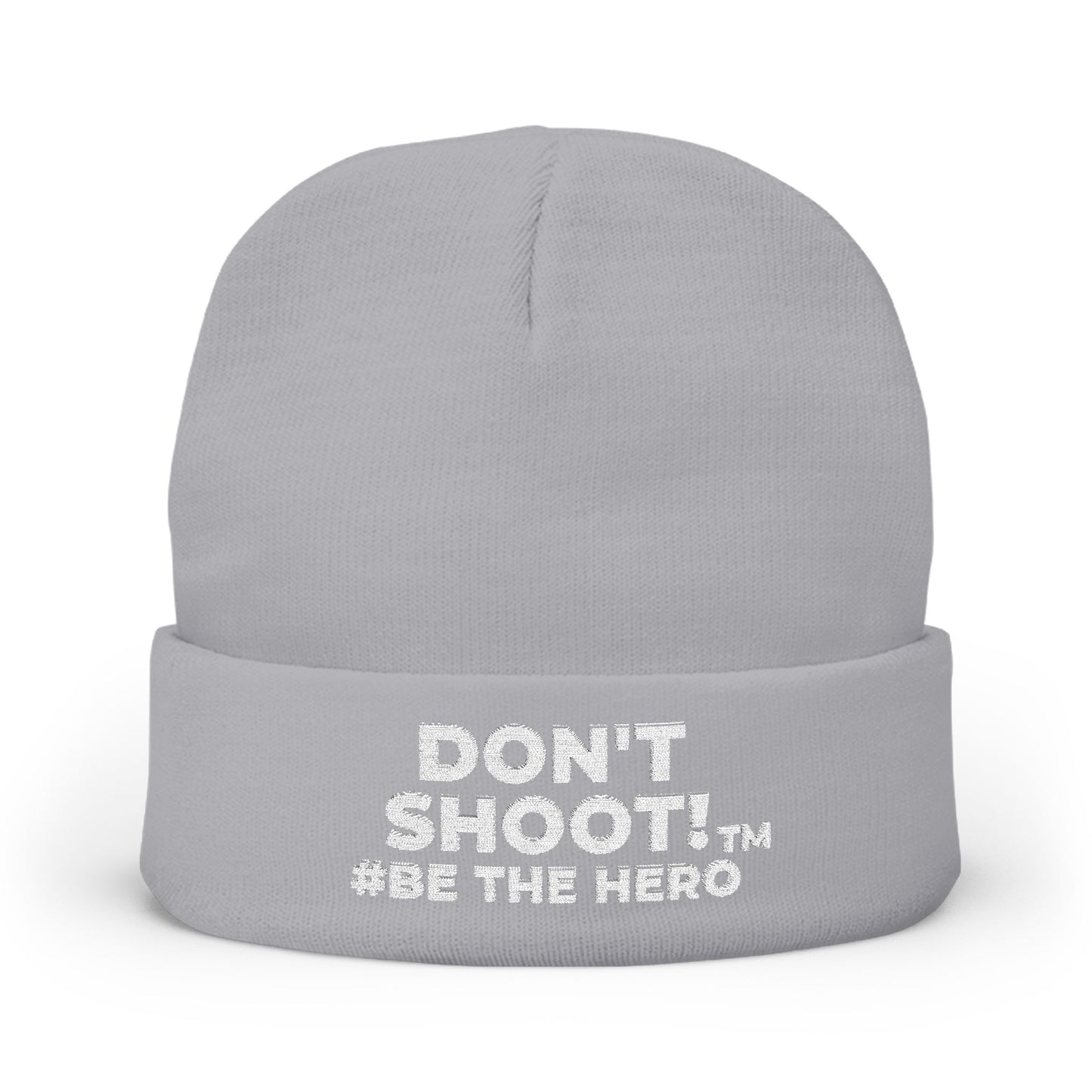DON'T SHOOT! #BE THE HERO™ KNIT BEANIE WORLDWIDE SHIPPING