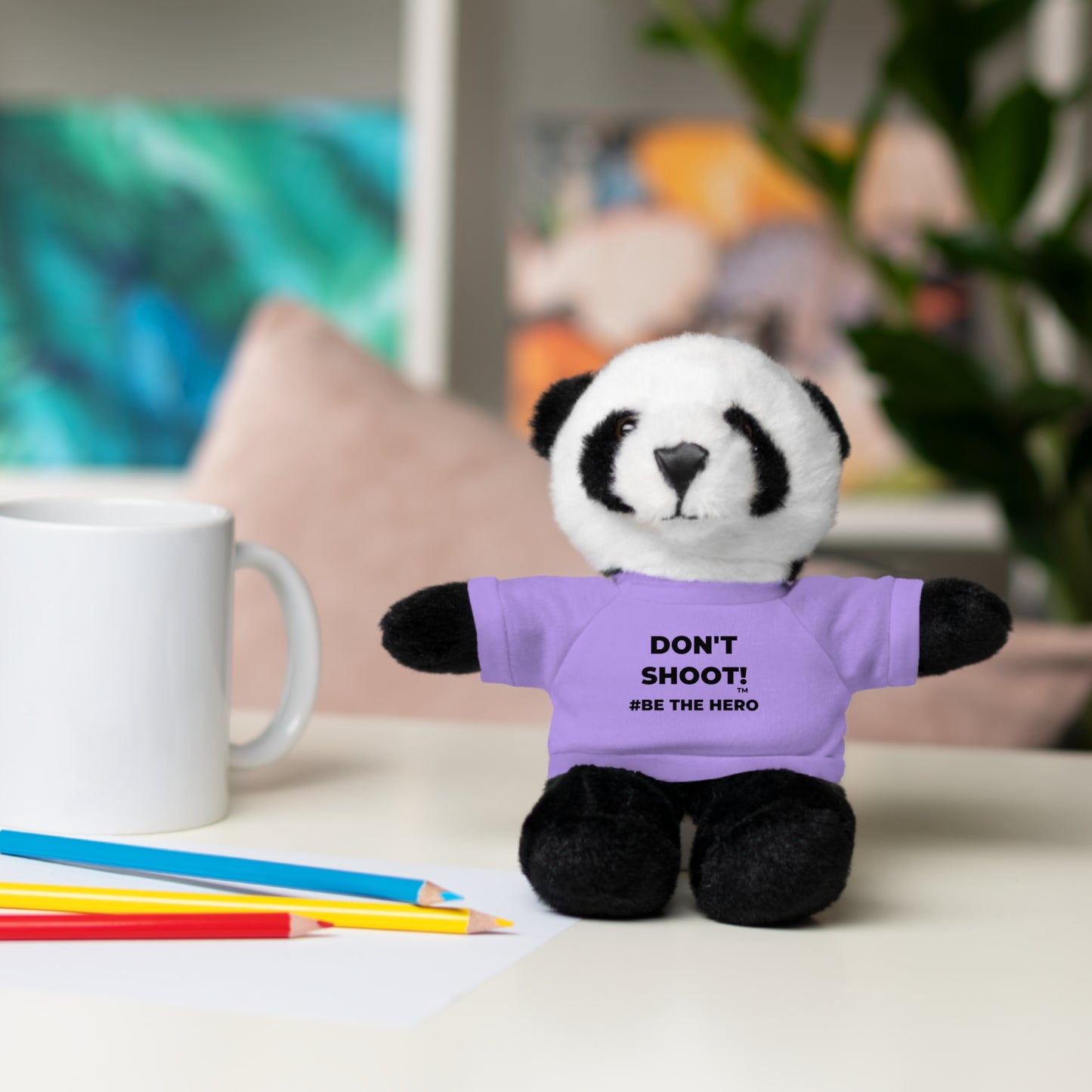 DON'T SHOOT! #BE THE HERO™ PLUSH COMPANION WORLDWIDE