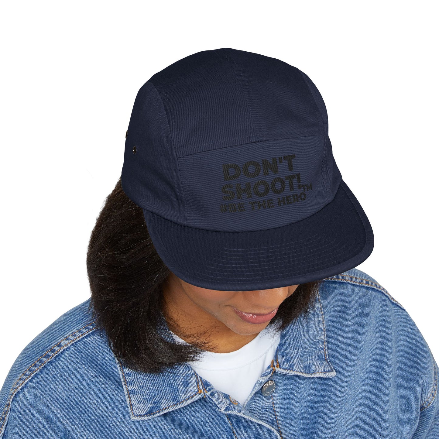 DON'T SHOOT! #BE THE HERO™ 5 PANEL CAP WORLDWIDE SHIPPING