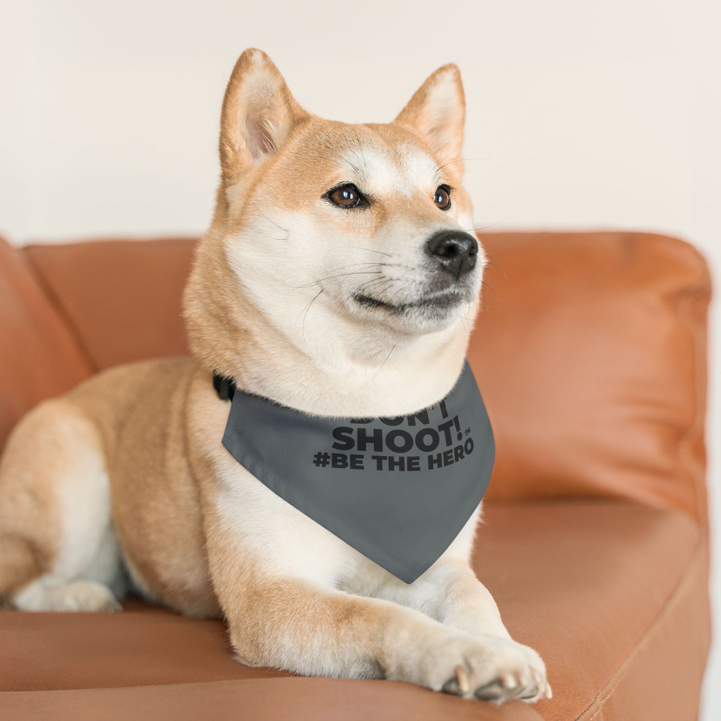 DON'T SHOOT! #BE THE HERO™ PET BANDANA WORLDWIDE SHIPPING