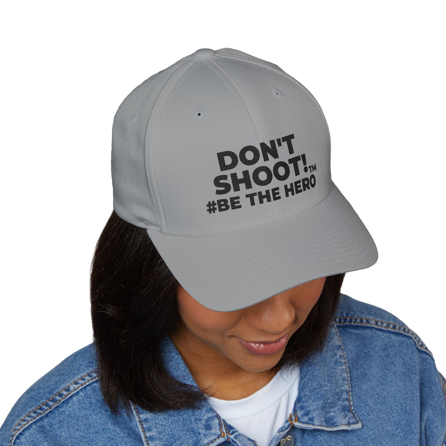 DON'T SHOOT! #BE THE HERO™ CLOSED BACK CAP WORLDWIDE SHIPPING