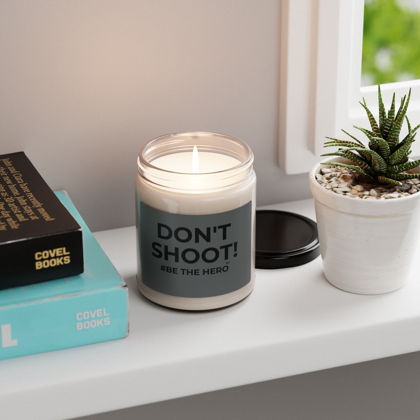 DON'T SHOOT! #BE THE HERO™ SOY CANDLE WORLDWIDE SHIPPING