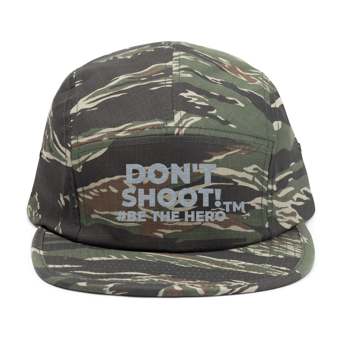 DON'T SHOOT! #BE THE HERO™ 5 PANEL CAP WORLDWIDE SHIPPING