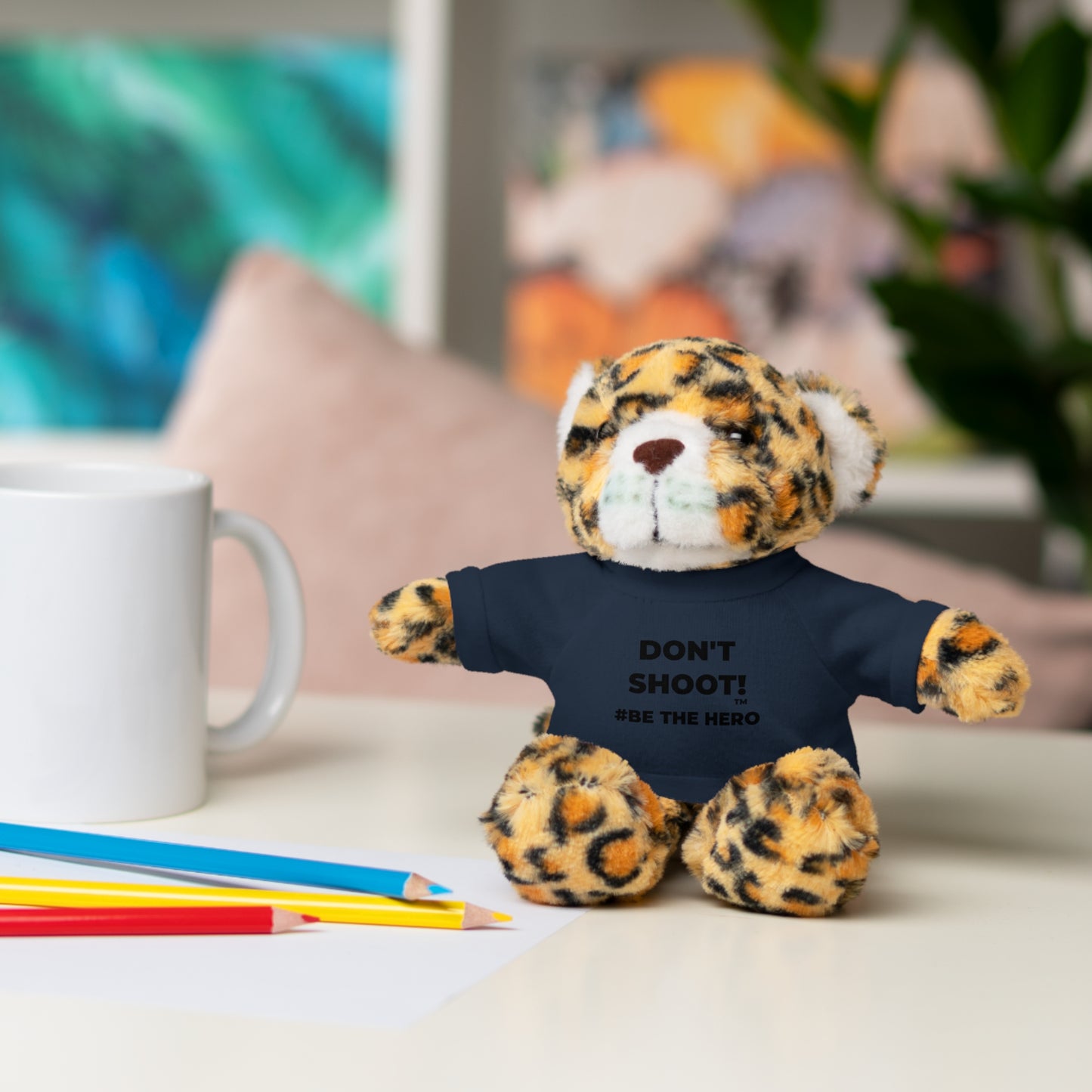 DON'T SHOOT! #BE THE HERO™ PLUSH COMPANION WORLDWIDE