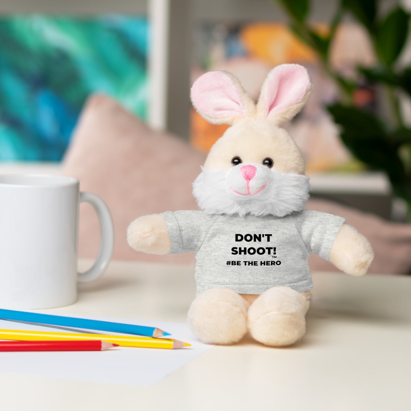 DON'T SHOOT! #BE THE HERO™ PLUSH COMPANION WORLDWIDE