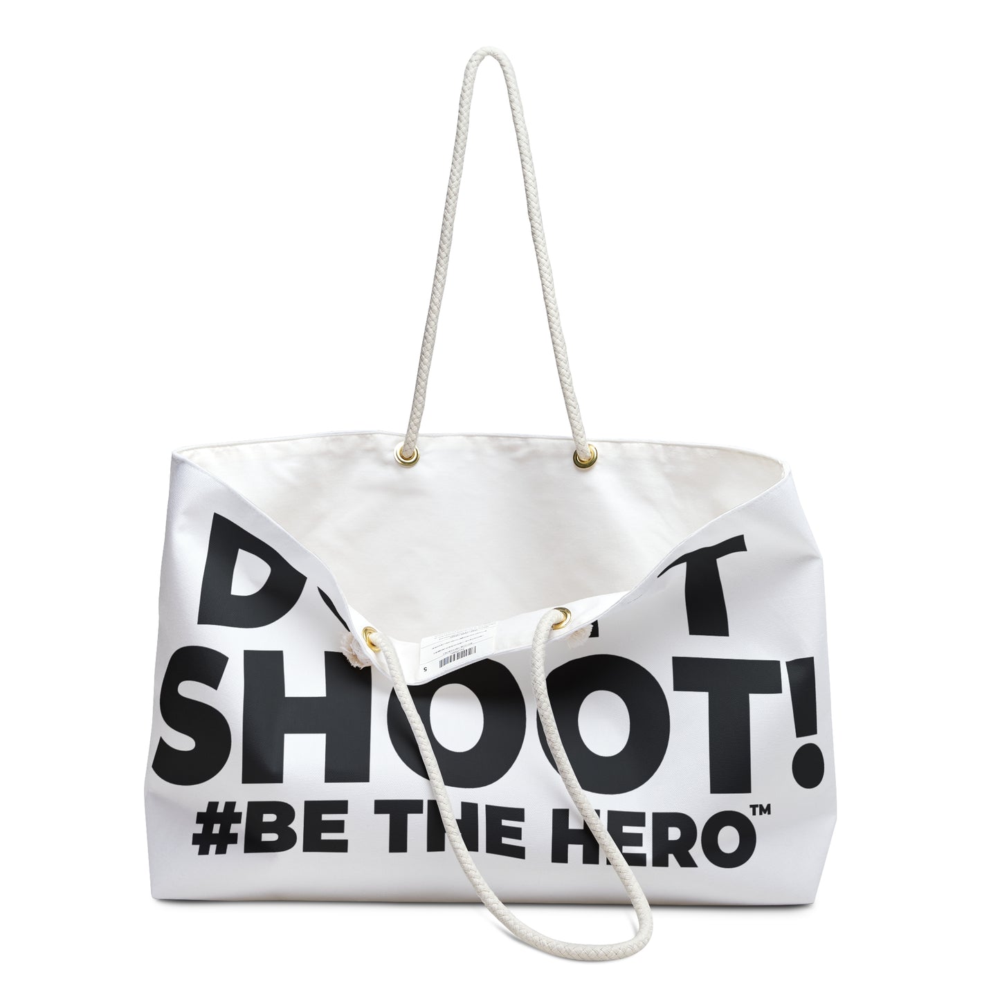 DON'T SHOOT! #BE THE HERO™ WEEKENDER BAG WORLDWIDE