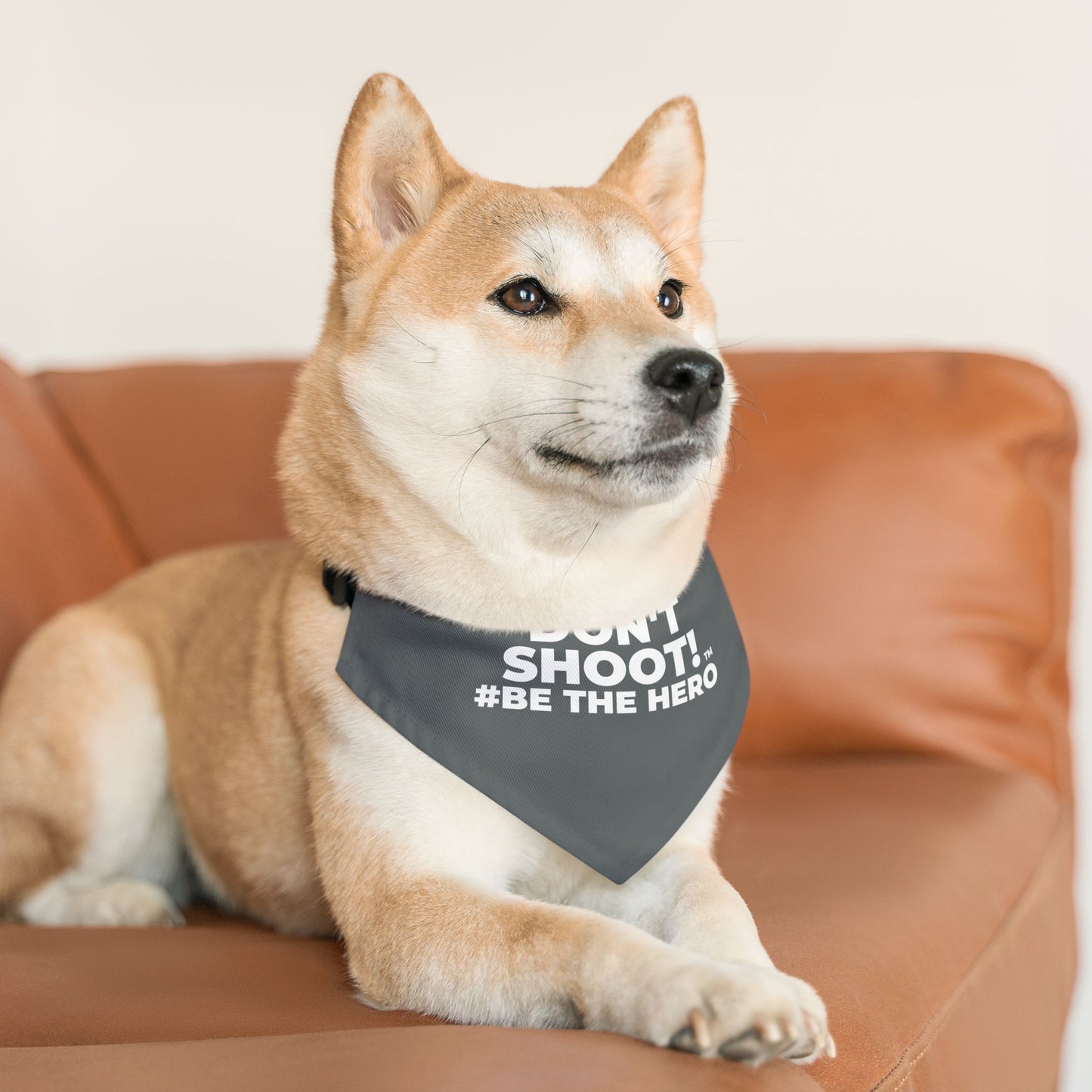 DON'T SHOOT! #BE THE HERO™ PET BANDANA WORLDWIDE SHIPPING
