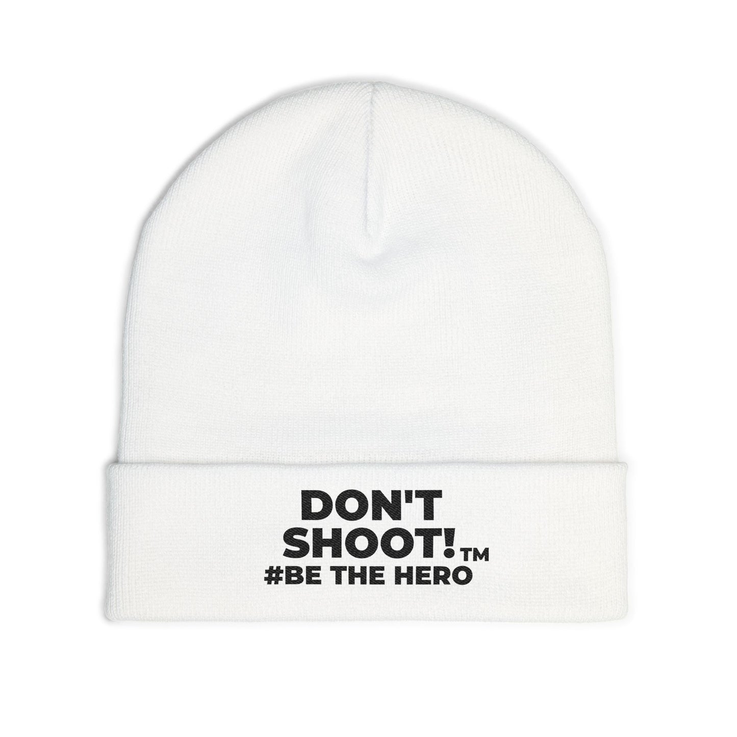 DON'T SHOOT! #BE THE HERO™ KNIT BEANIE WORLDWIDE SHIPPING