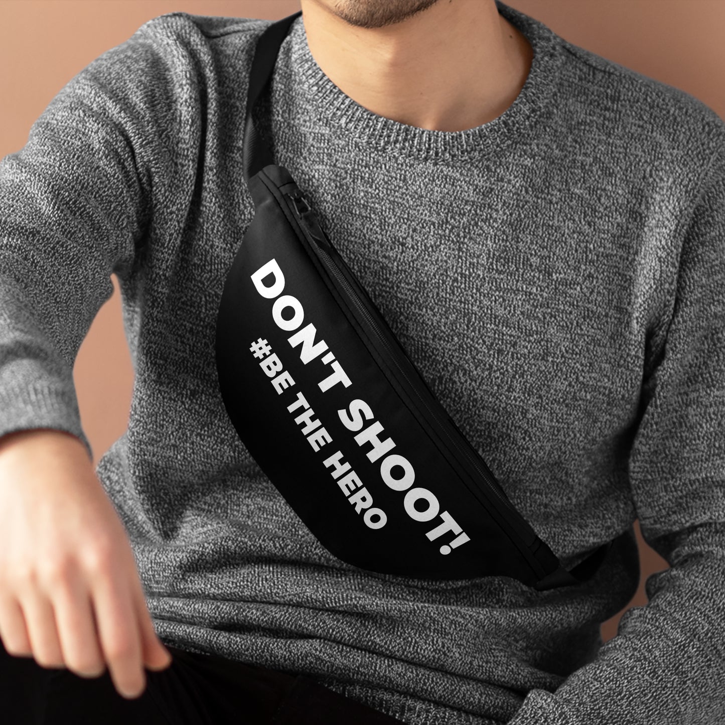 DON'T SHOOT! #BE THE HERO™ FANNY PACK WORLDWIDE SHIPPING