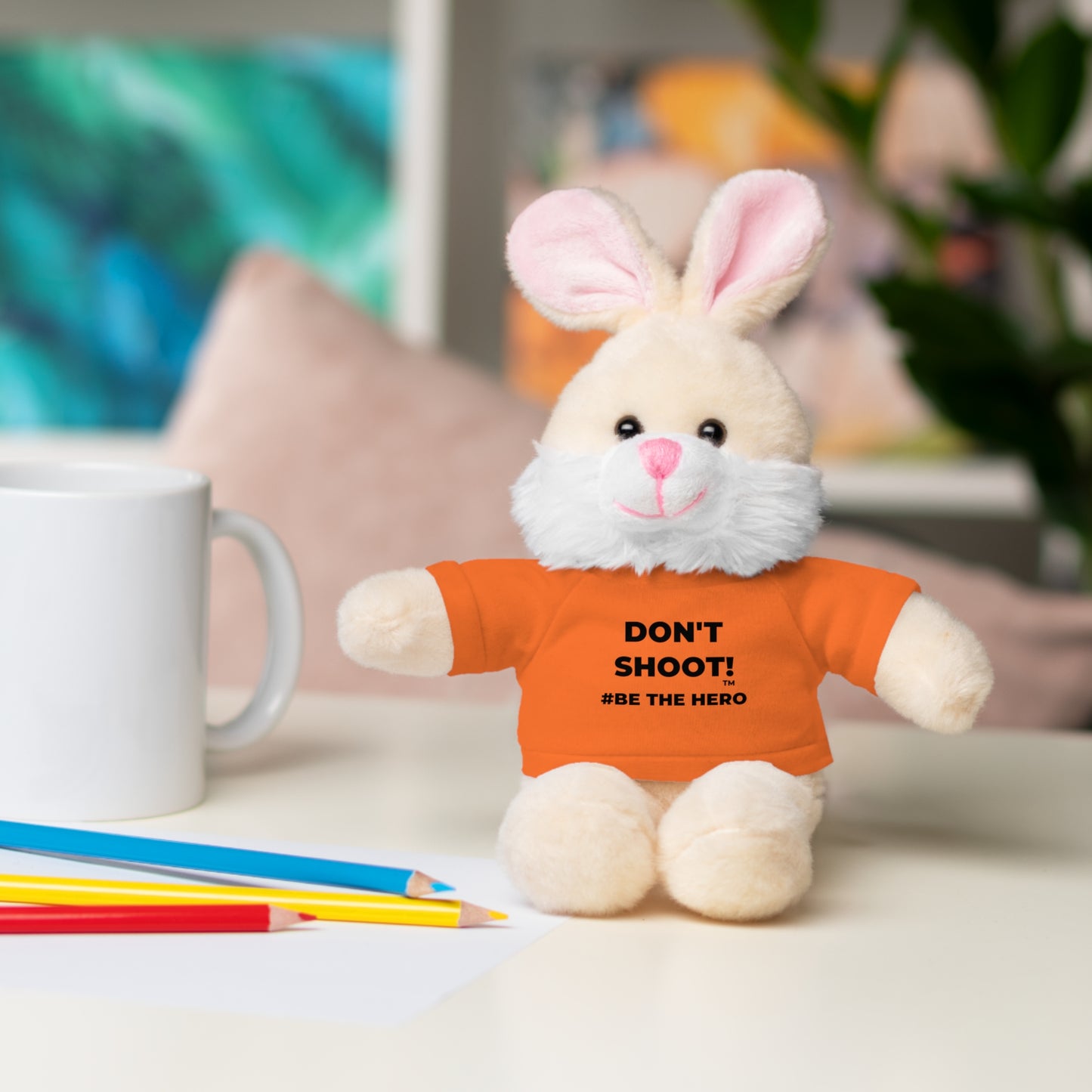 DON'T SHOOT! #BE THE HERO™ PLUSH COMPANION WORLDWIDE