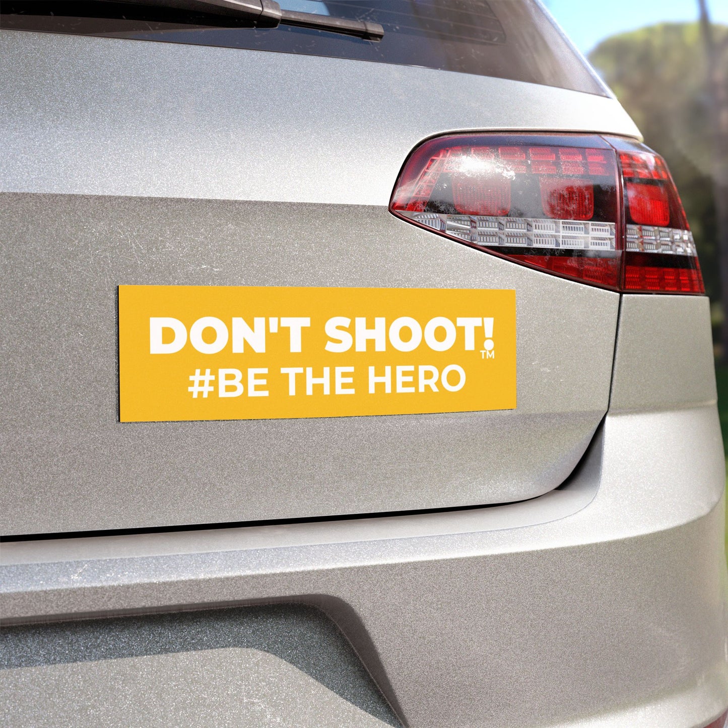 DON'T SHOOT! #BE THE HERO™ CAR MAGNETS WORLDWIDE SHIPPING