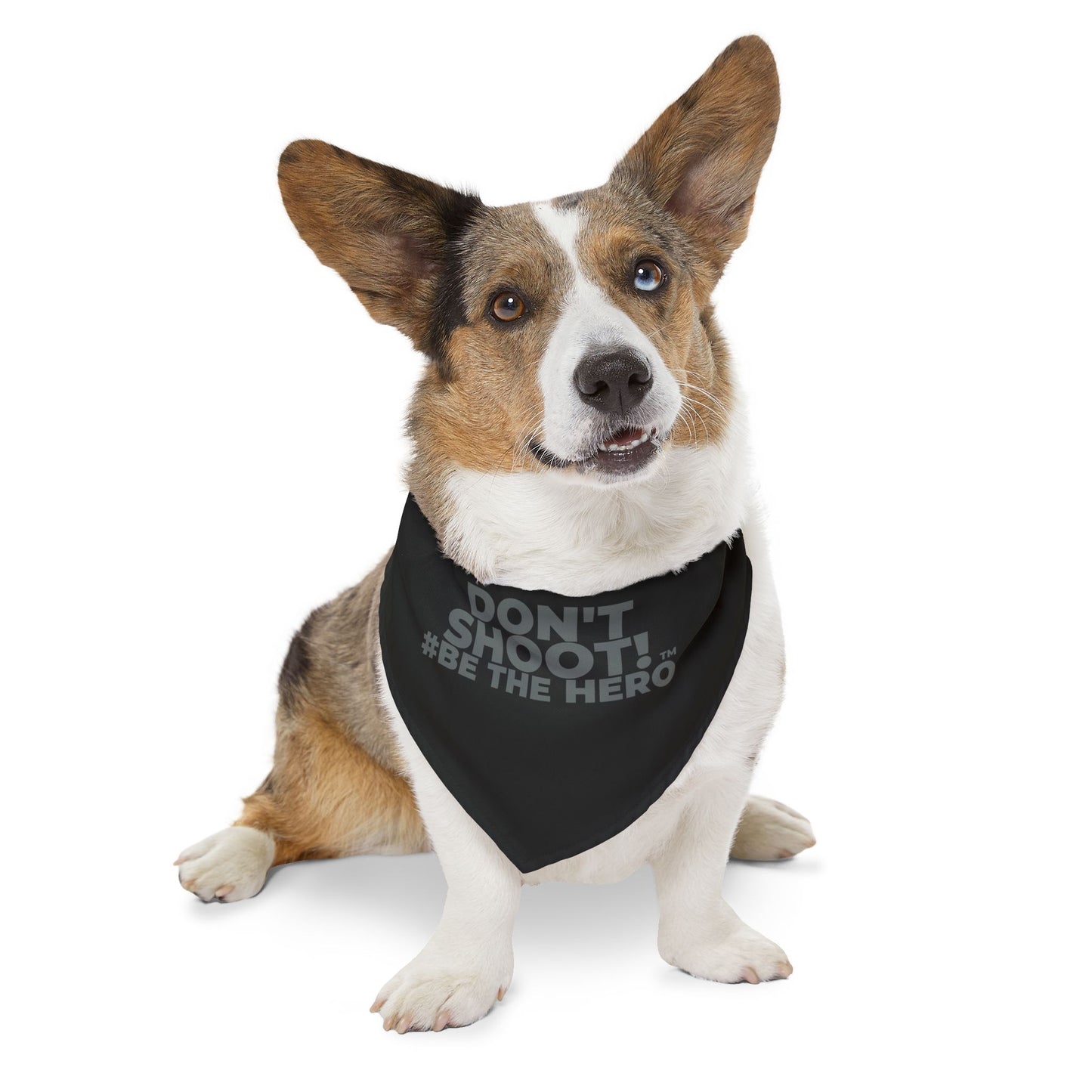 DON'T SHOOT! #BE THE HERO™ PET BANDANA WORLDWIDE SHIPPING