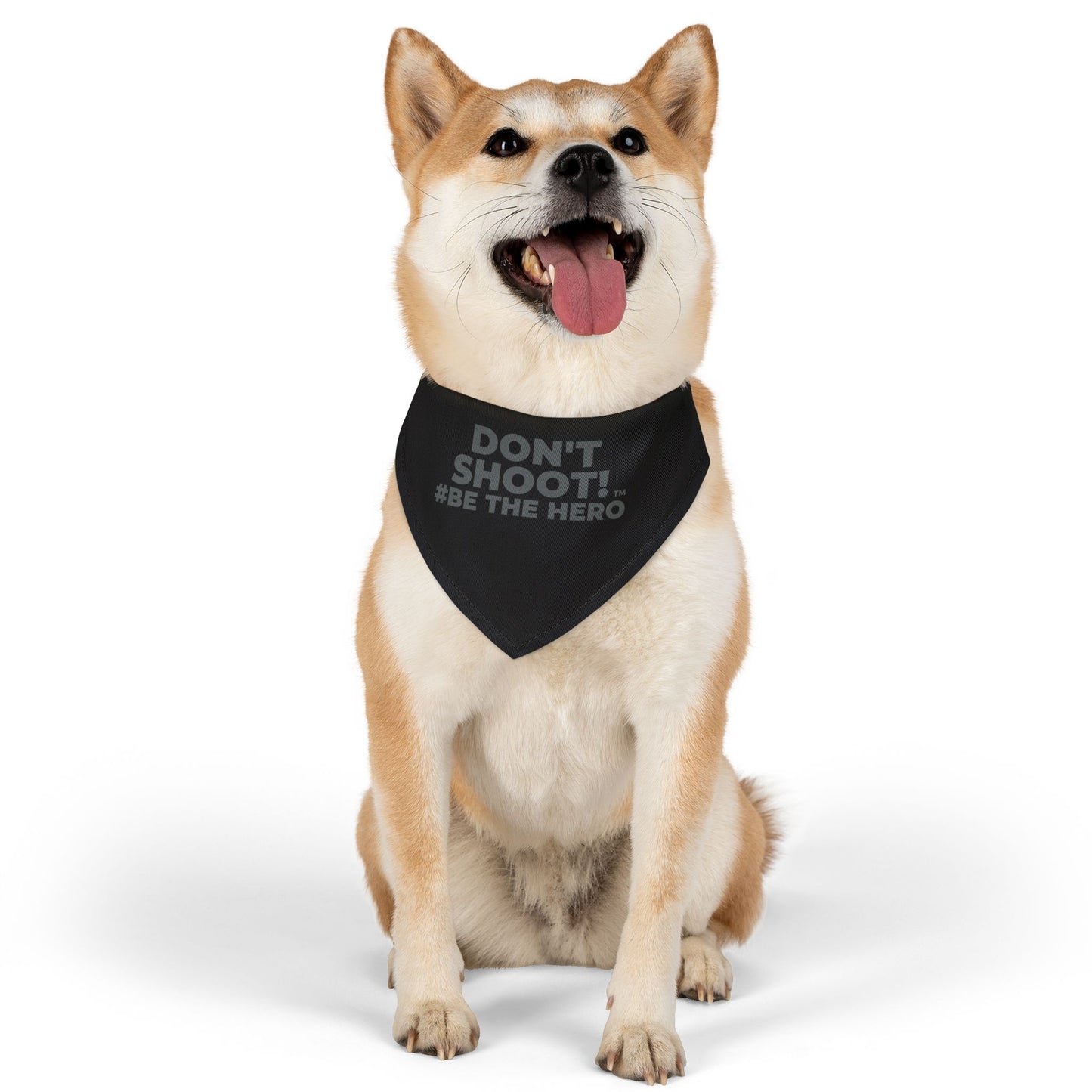 DON'T SHOOT! #BE THE HERO™ PET BANDANA WORLDWIDE SHIPPING