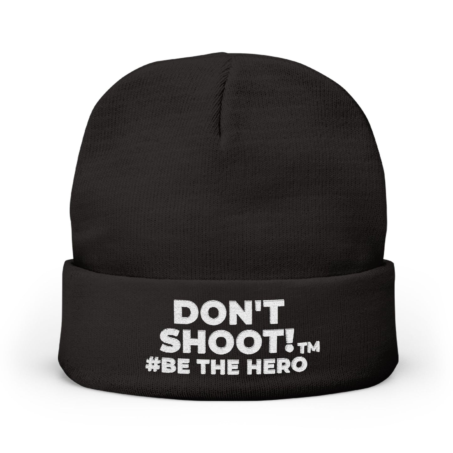 DON'T SHOOT! #BE THE HERO™ KNIT BEANIE WORLDWIDE SHIPPING