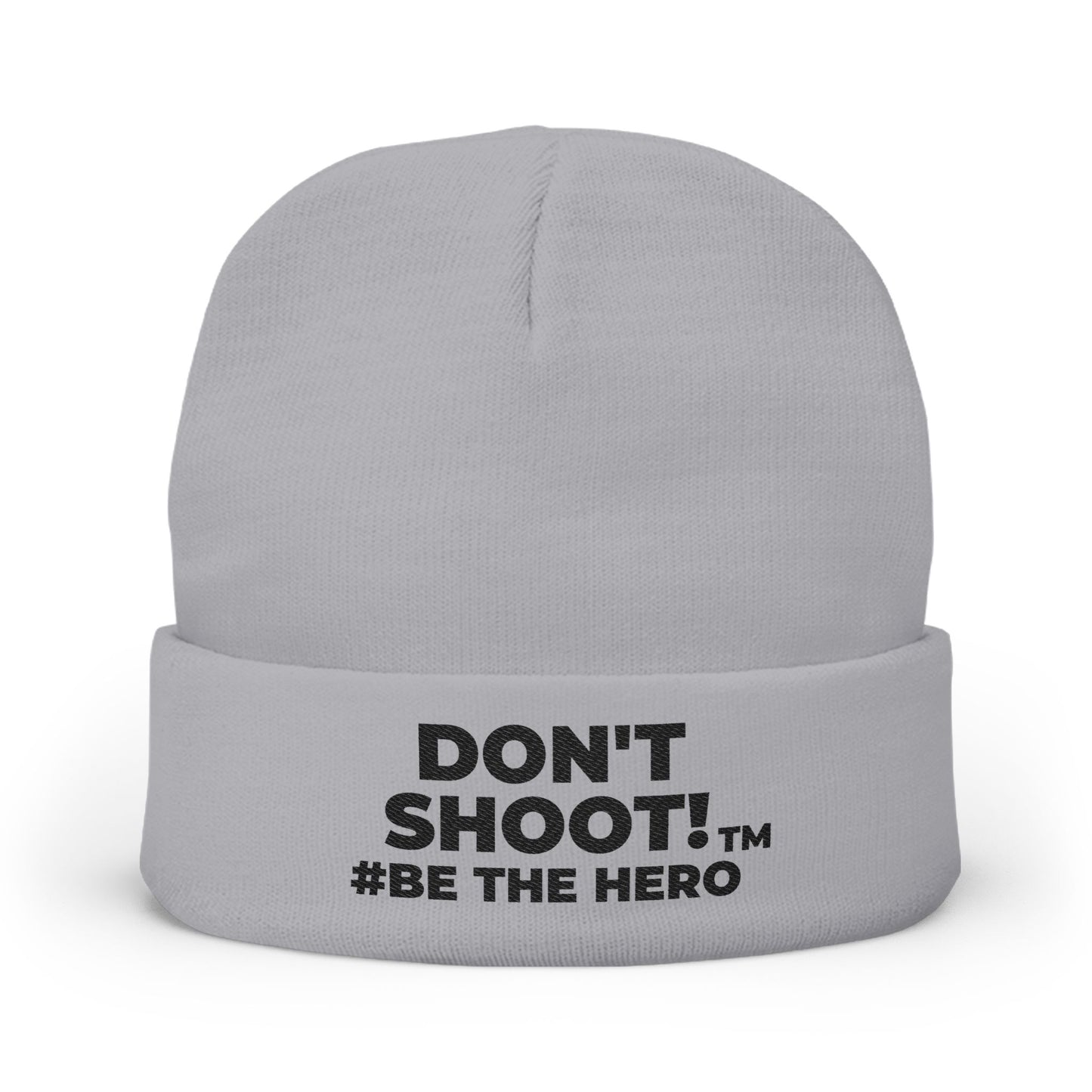 DON'T SHOOT! #BE THE HERO™ KNIT BEANIE WORLDWIDE SHIPPING