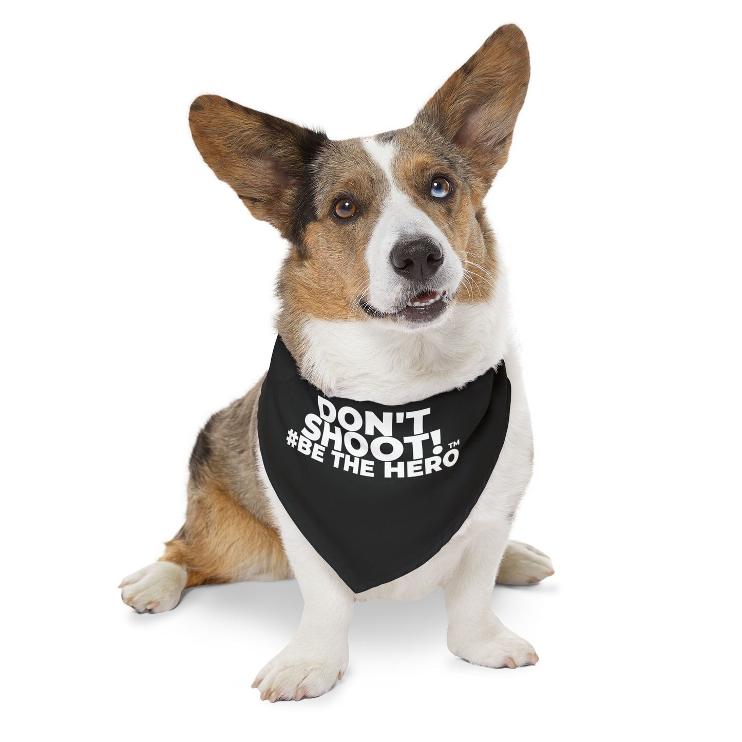DON'T SHOOT! #BE THE HERO™ PET BANDANA WORLDWIDE SHIPPING
