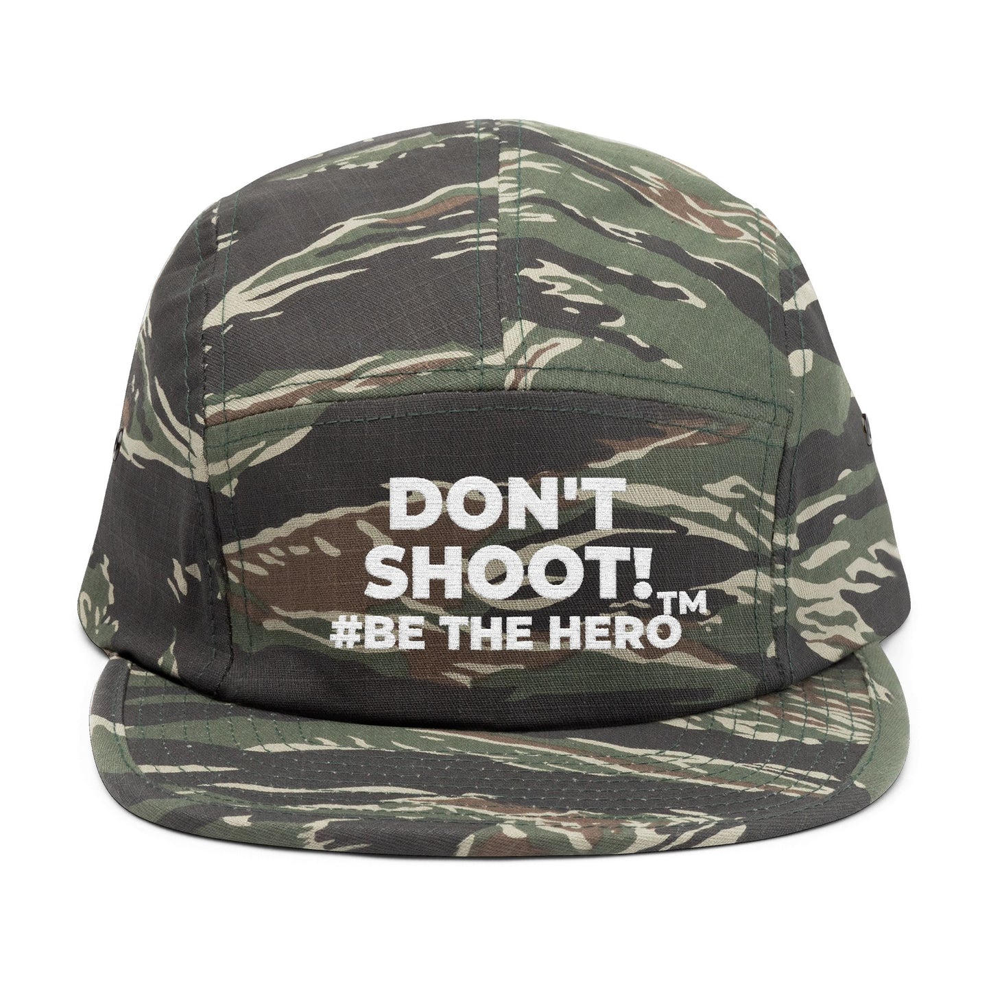 DON'T SHOOT! #BE THE HERO™ 5 PANEL CAP WORLDWIDE SHIPPING